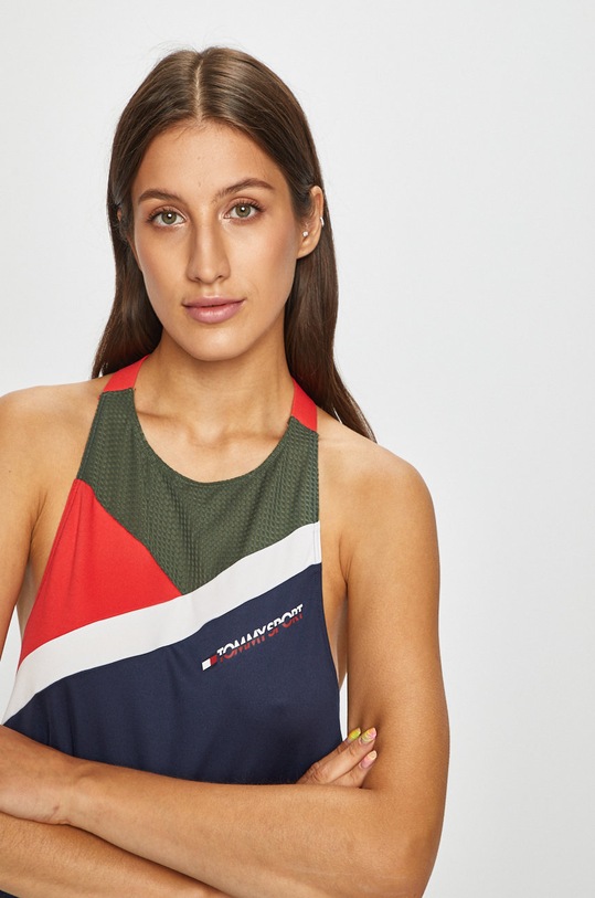 Tommy Sport - Tricou bleumarin S10S100265