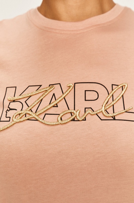 Karl Lagerfeld - Tricou 96KW1709 roz