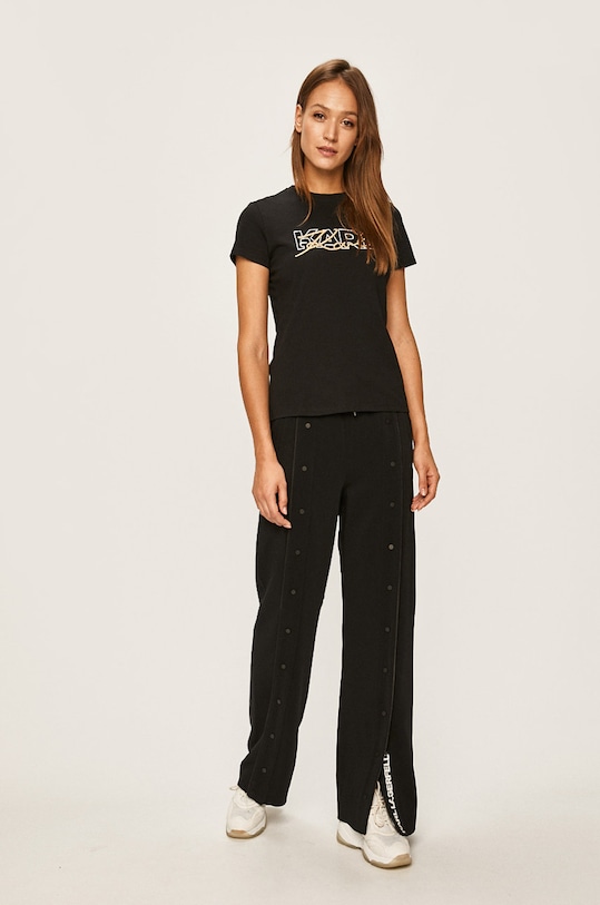 Karl Lagerfeld - Tricou imprimeu negru 96KW1709