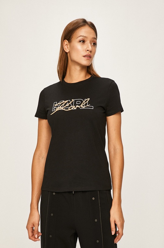 Karl Lagerfeld - Tricou 96KW1709 negru AW19