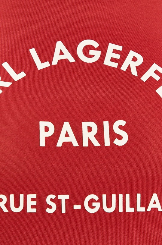 Karl Lagerfeld - Tricou 96KW1730 burgundia