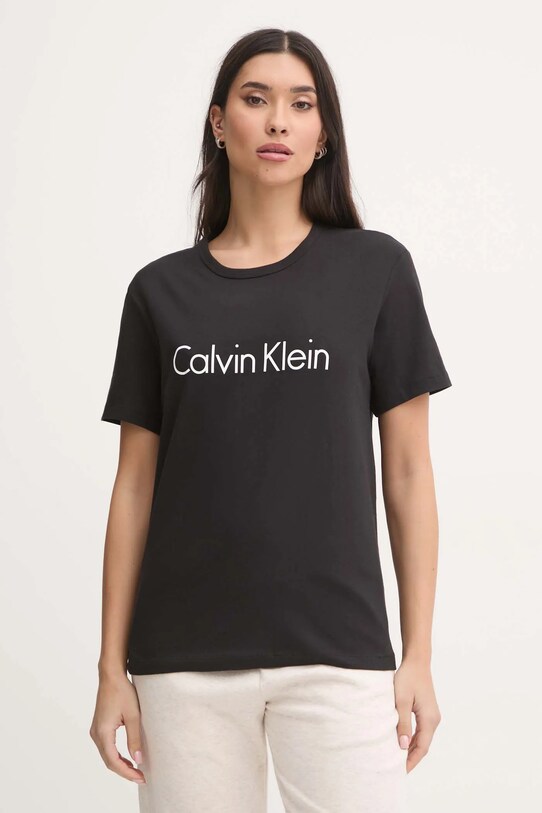 Calvin Klein Underwear - T-shirt nadruk czarny 000QS6105E