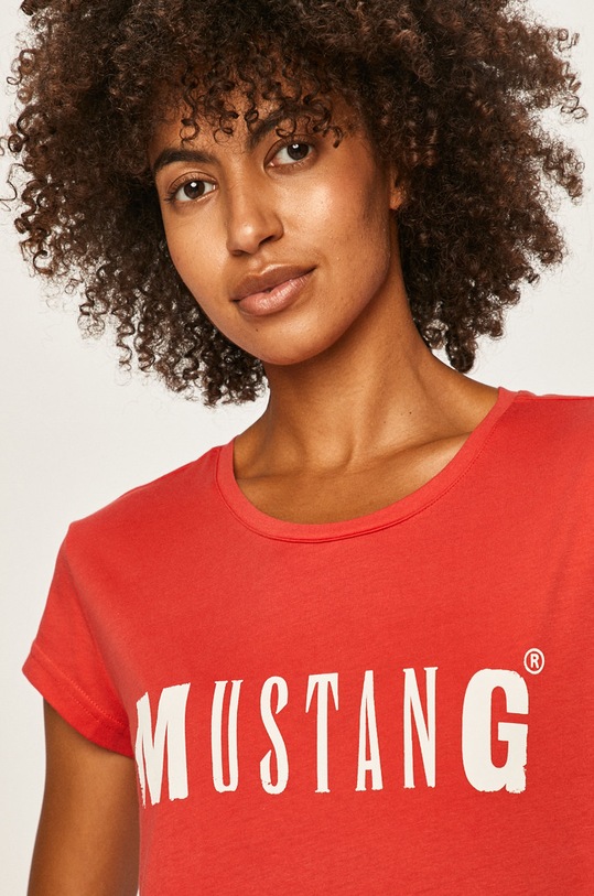 Mustang - Tričko bavlna červená 1008222.7099