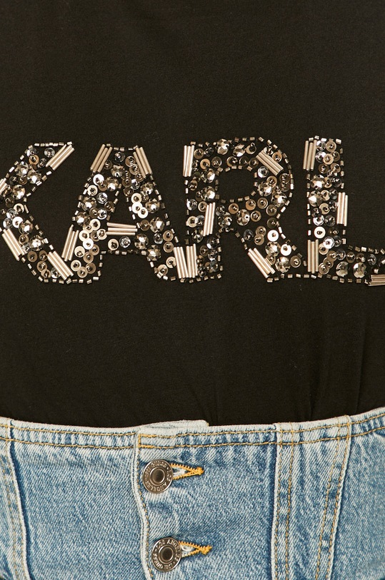 Karl Lagerfeld - Tricou 96KW1710 negru