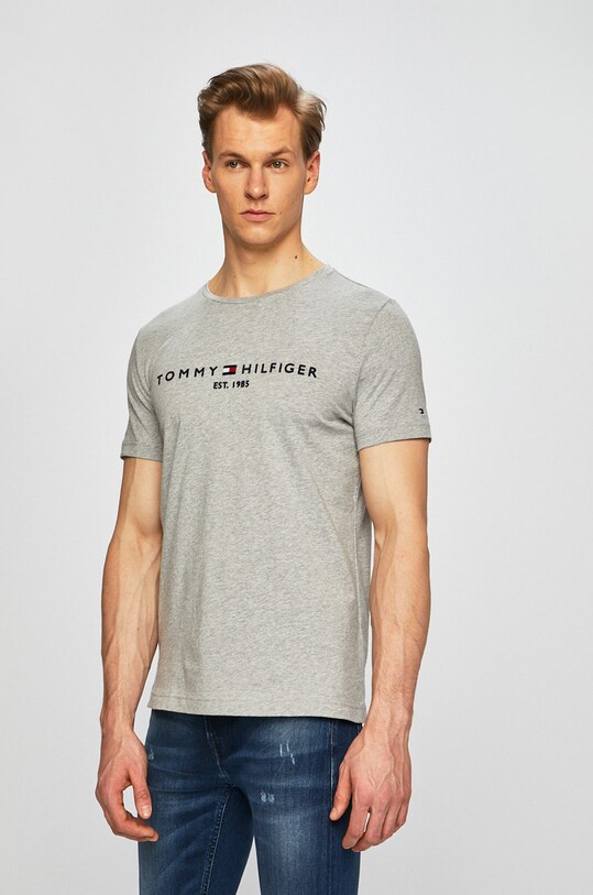 Tommy Hilfiger - Футболка хлопок серый MW0MW11465