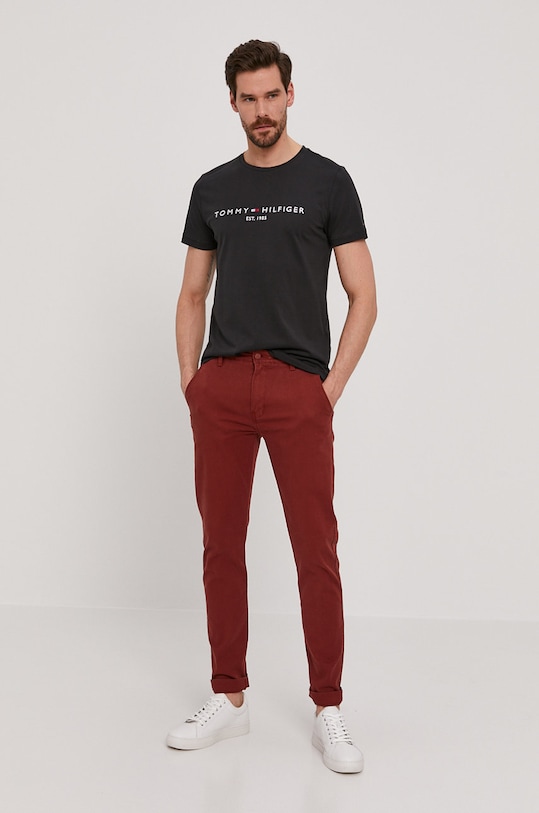 Tommy Hilfiger - T-shirt MW0MW11465 MW0MW11465 czarny AA00