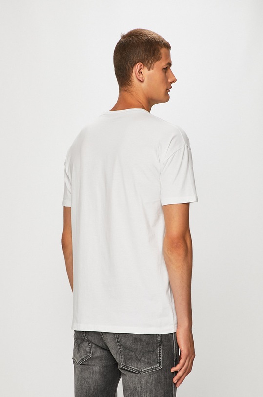 Oblečenie Pepe Jeans - Pánske tričko Den PM506541 biela