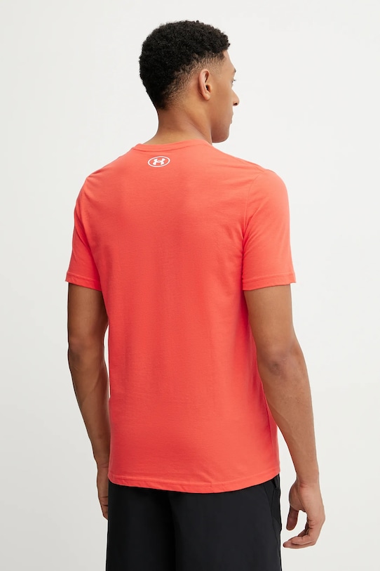 Odzież Under Armour t-shirt 1326799.. pomarańczowy