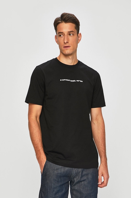 Diesel - Tričko hladký černá 00SY74.0PATI