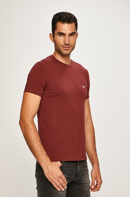 Emporio Armani - Pánske tričko (2 pak) jednofarebný čierna 9A720.111267