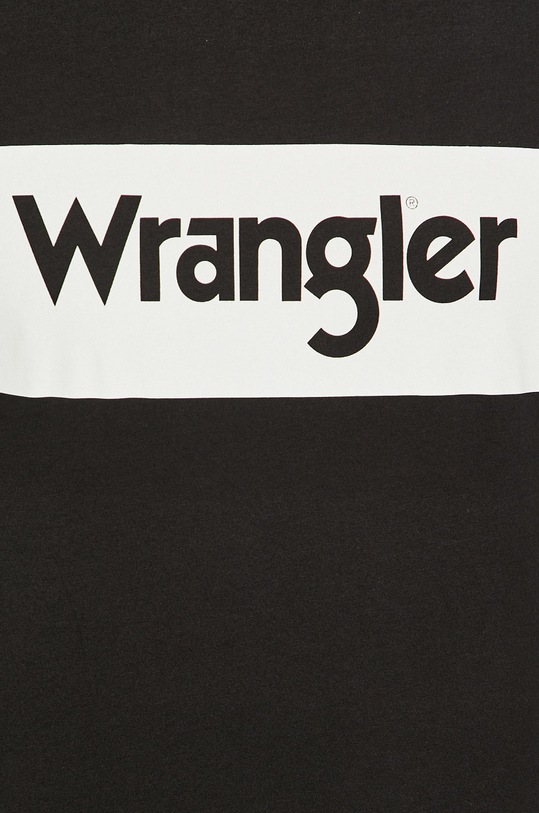 Wrangler - T-shirt W742FK100 czarny