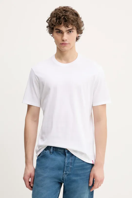 Levi's t-shirt pacco da 2 semplice bianco 79541.0002