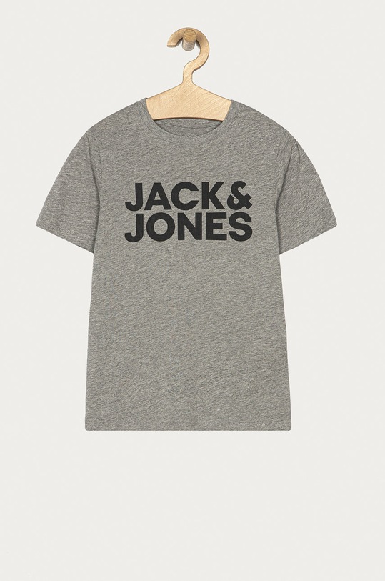 Jack & Jones - T-shirt dziecięcy 128-176 cm nadruk szary 12152730