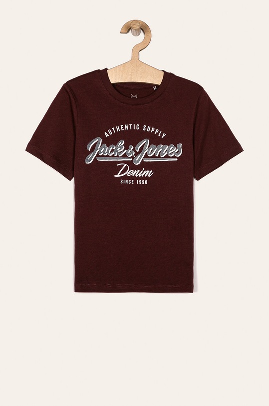 Jack & Jones - Detské tričko 128-176 cm potlač burgundské 12158430