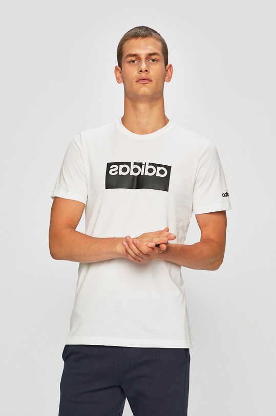 adidas - T-shirt EI4563 pamut fehér EI4563