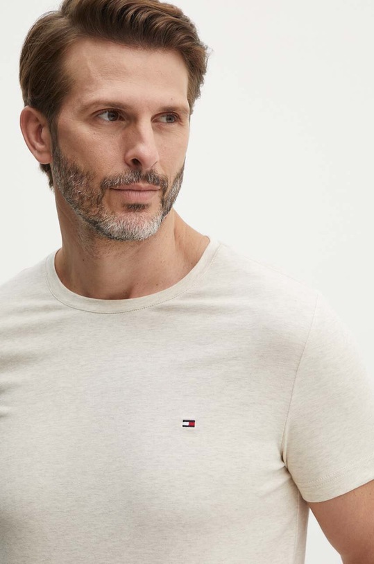 Tommy Hilfiger tricou MW0MW10800 bej SS25