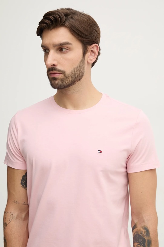 Tommy Hilfiger tricou roz MW0MW10800