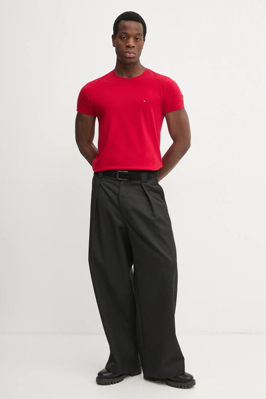 Футболка Tommy Hilfiger MW0MW10800 красный SS25