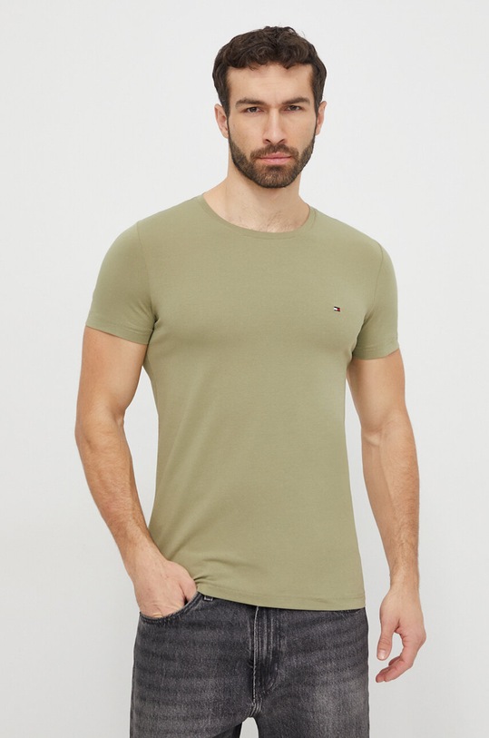Odzież Tommy Hilfiger t-shirt MW0MW10800 zielony