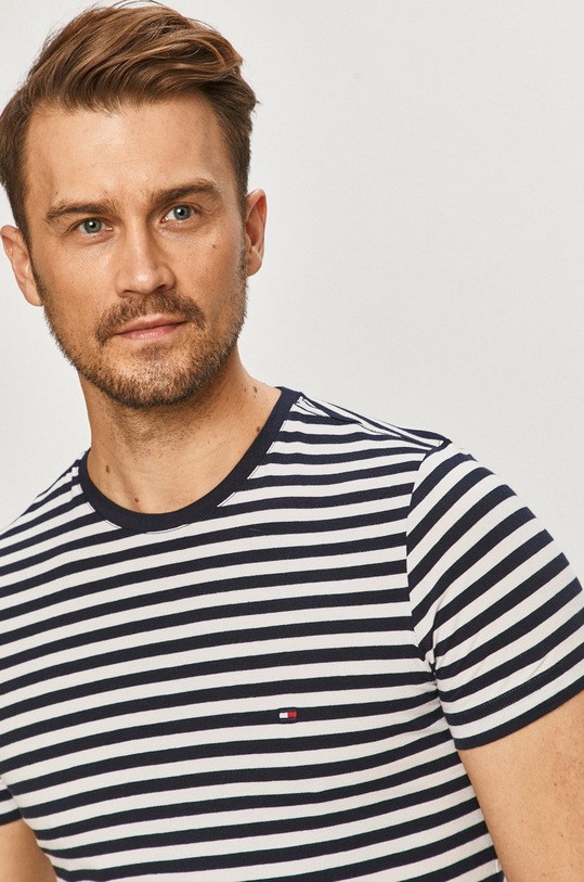 Tričko Tommy Hilfiger tmavomodrá MW0MW10800