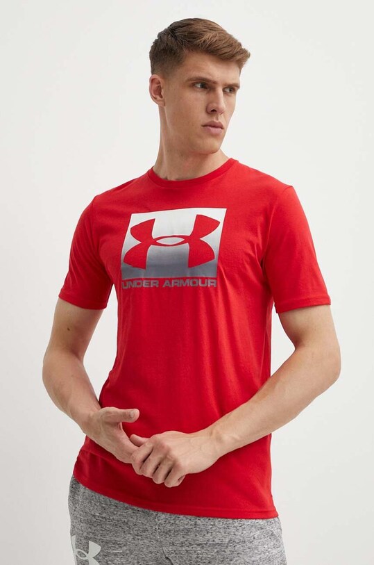 Under Armour - tricou 1329581 print rosu 1329581
