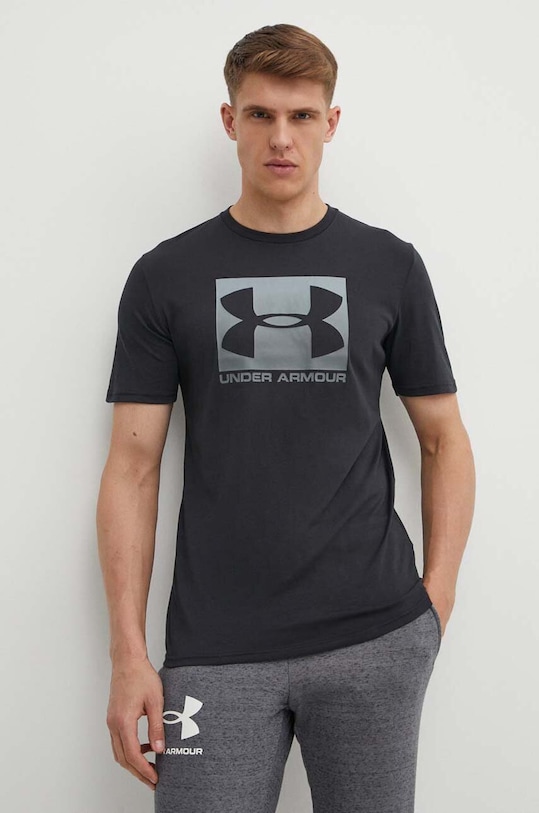 Under Armour t-shirt regular czarny 1329581