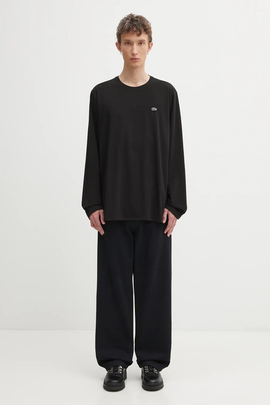 Lacoste camicia a maniche lunghe TH0990 nero