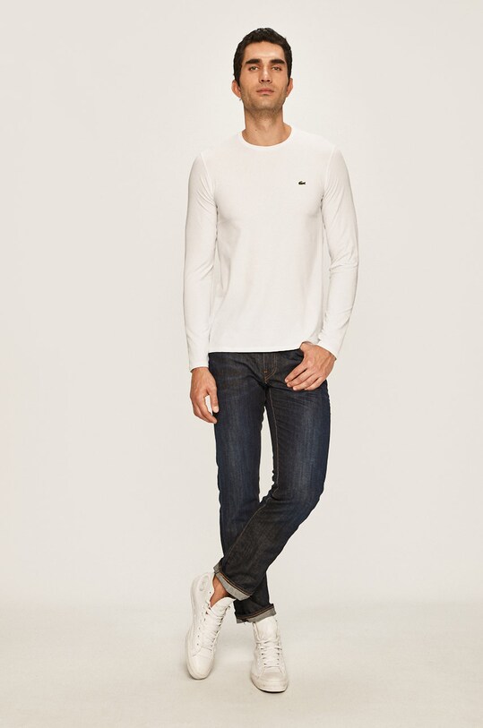 Lacoste - Longsleeve TH0990 TH0990 biały AW24