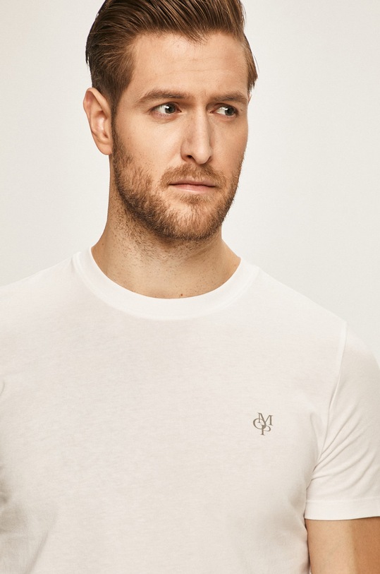 Marc O'Polo - T-shirt biały B21222051068
