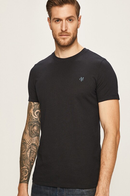Marc O'Polo - T-shirt granatowy B21222051068