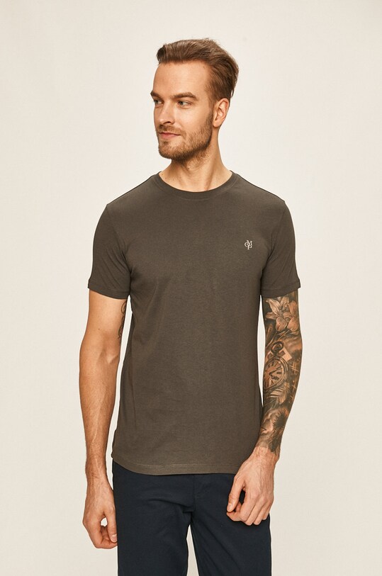 Marc O'Polo - Tricou uni gri B21222051068