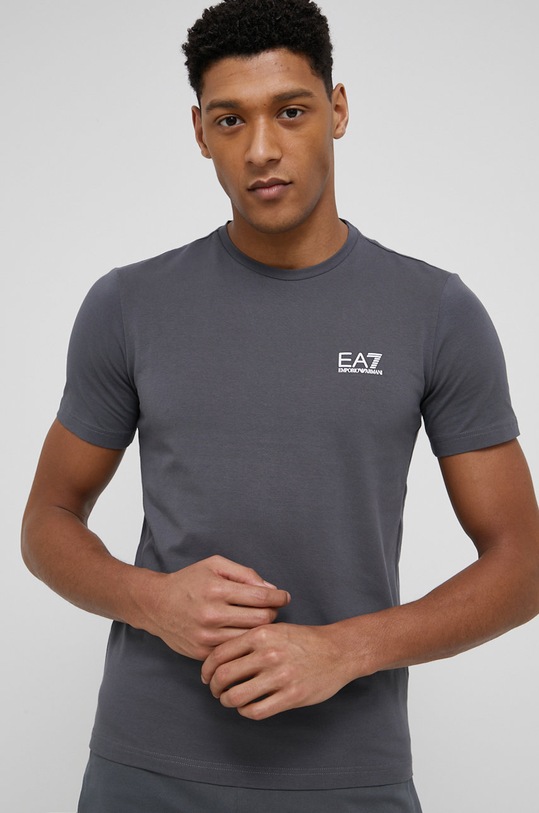 EA7 Emporio Armani - Tričko potlač sivá 8NPT52.PJM5Z