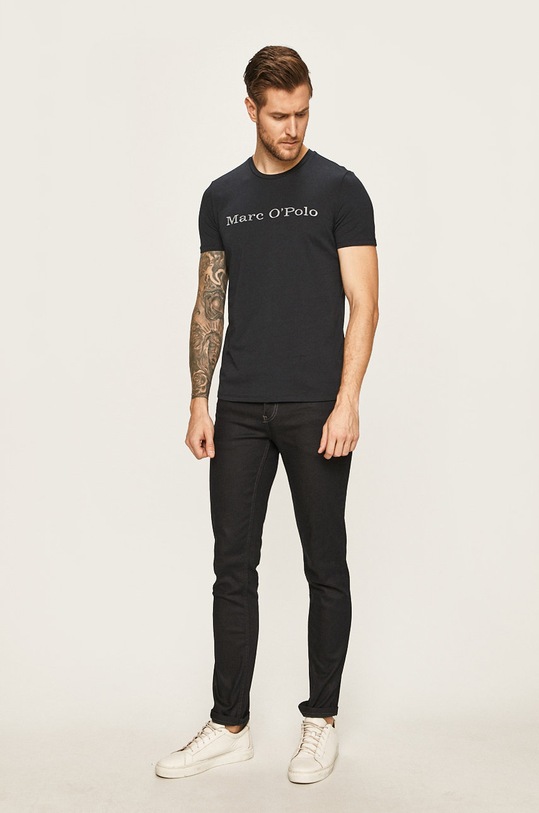 Marc O'Polo - T-shirt B21222051230 granatowy AA00