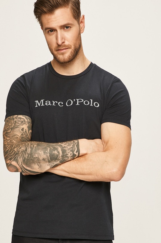 Marc O'Polo - T-shirt granatowy B21222051230