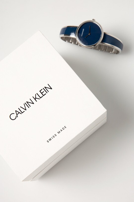 Doplnky Calvin Klein - Hodinky K4E2N11N K4E2N11N tmavomodrá