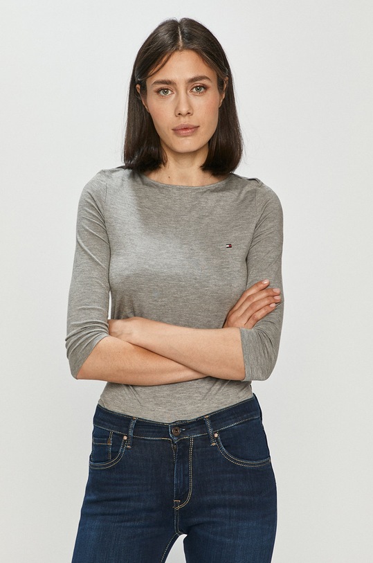 Tommy Hilfiger - Longsleeve WW0WW29647 szary WW0WW29647