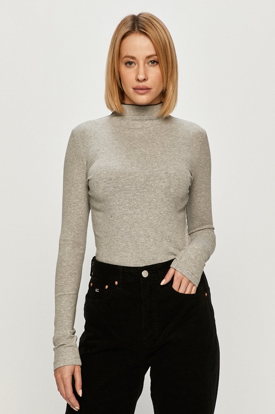Tommy Hilfiger - Longsleeve szary WW0WW29104