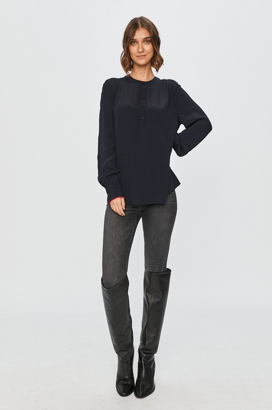 Tommy Hilfiger - Bluza WW0WW29201 bleumarin AW20