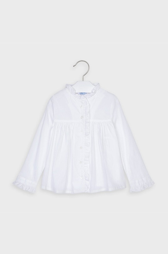 Mayoral - Koszula bawełniana dziecięca 92-134 cm bawełna beżowy 4151.6C.MINI