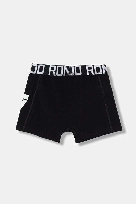 CR7 Cristiano Ronaldo - Bokserki dziecięce (2-pack) 8400.51.451 czarny AW21