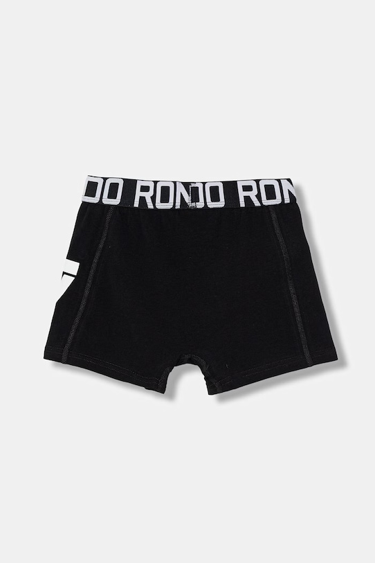 CR7 Cristiano Ronaldo - Bokserki dziecięce (2-pack) 8400.51.451 czarny AW21