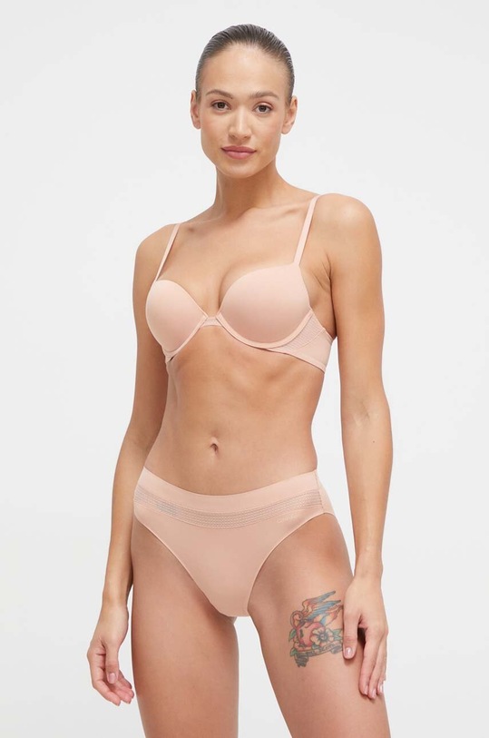 Oblečenie Calvin Klein Underwear Nohavičky 000QF6048E ružová