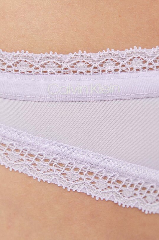Одяг Стринги Calvin Klein Underwear 000QD3763E фіолетовий