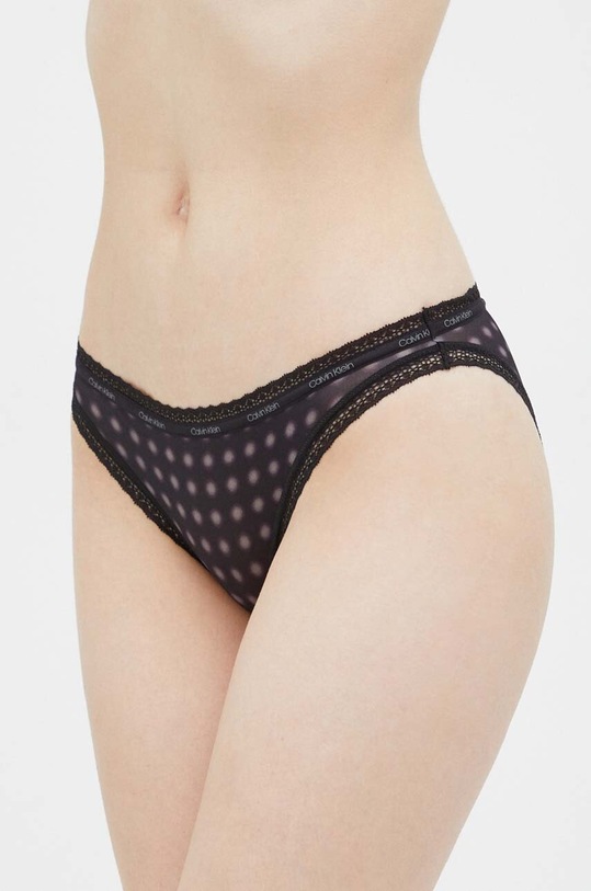 Calvin Klein Underwear figi dzianina czarny 000QD3766E