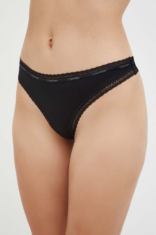 Calvin Klein Underwear stringi (3-pack) wzorzyste multicolor 000QD3802E