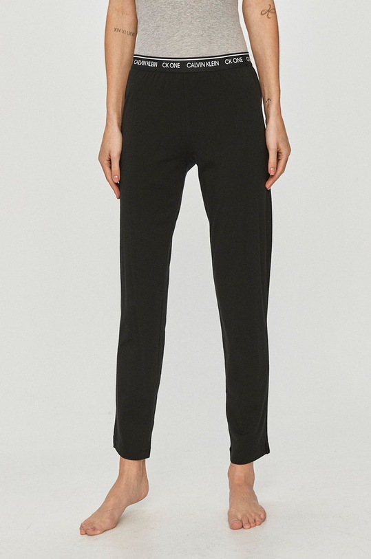 Calvin Klein Underwear - Spodnie piżamowe dzianina czarny 000QS6434E