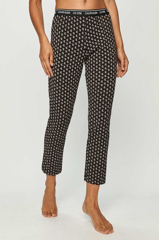 Calvin Klein Underwear - Spodnie piżamowe dzianina czarny 000QS6434E