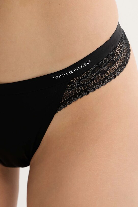Tommy Hilfiger tanga negru UW0UW02473