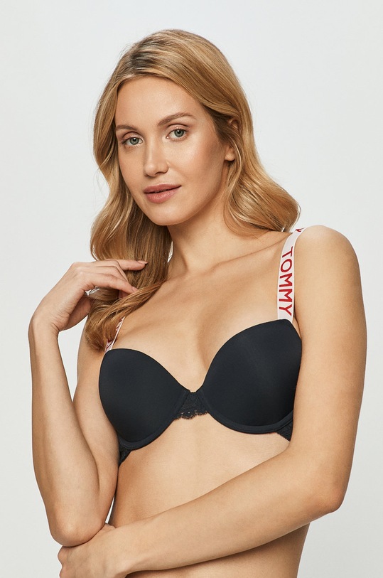 Tommy Hilfiger - Sutien cu balene bleumarin UW0UW02399