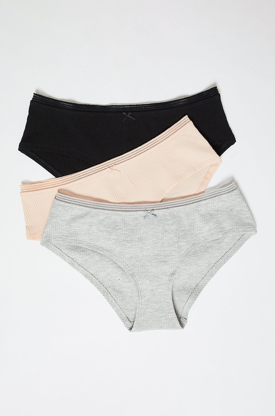 Etam - Труси Jane (3-pack) трикотаж барвистий 650358890